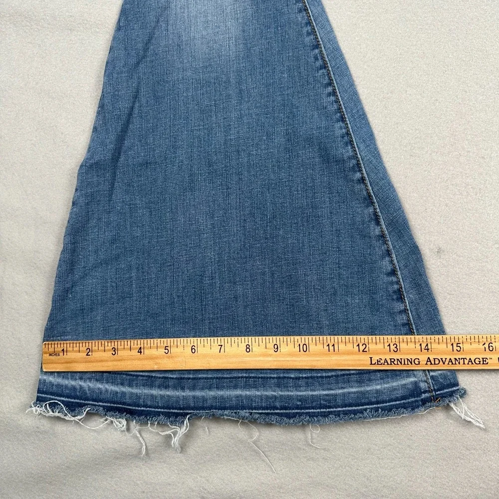 Free People Irreplaceable Flare Jean 25 Button Fly Mid Rise Bell Bottom Festival - Picture 6 of 12